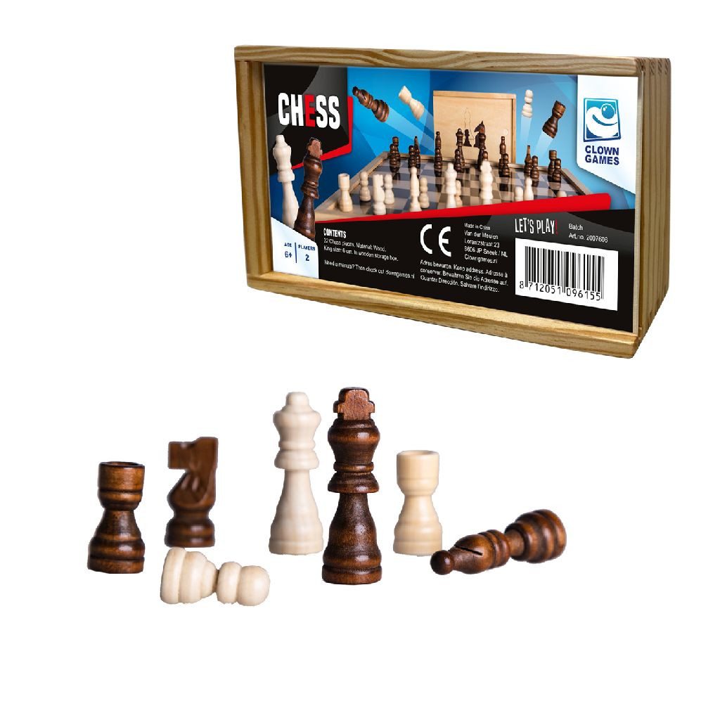 Clown Games - Schaakstukken - Hout