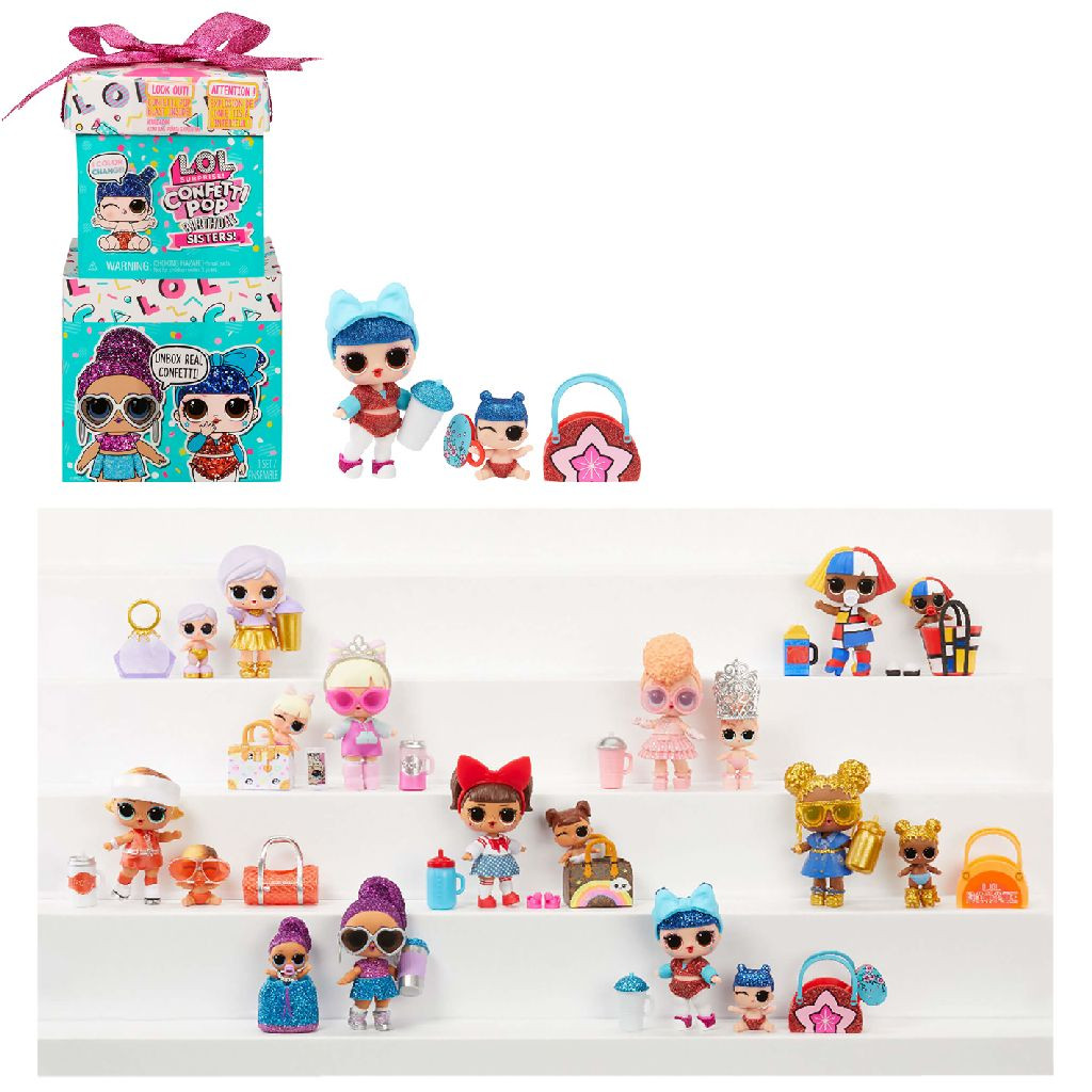 Surprise! Confetti Pop Birthday Sisters Assortiment