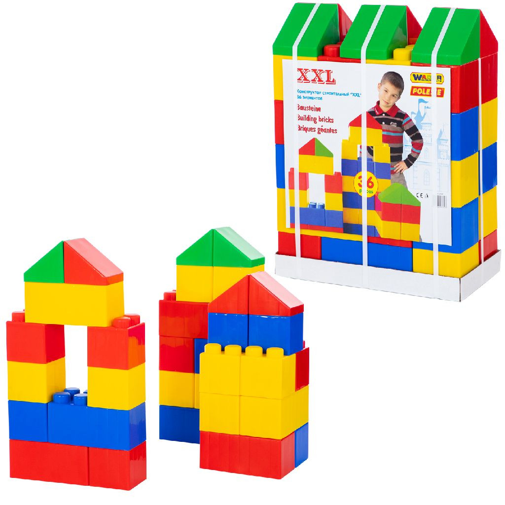 Mega Bouwblokken Klassiek - 36 Stuks 