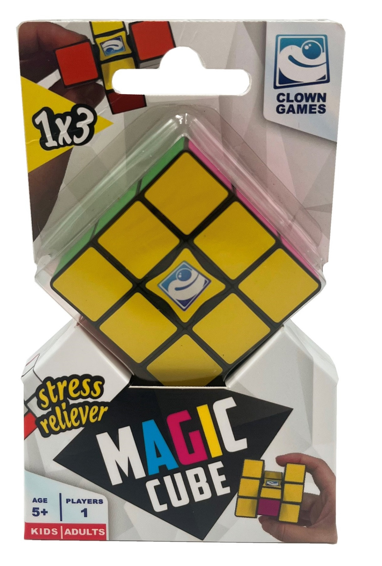 Clown Magic Cube 1x3 - Fidget 