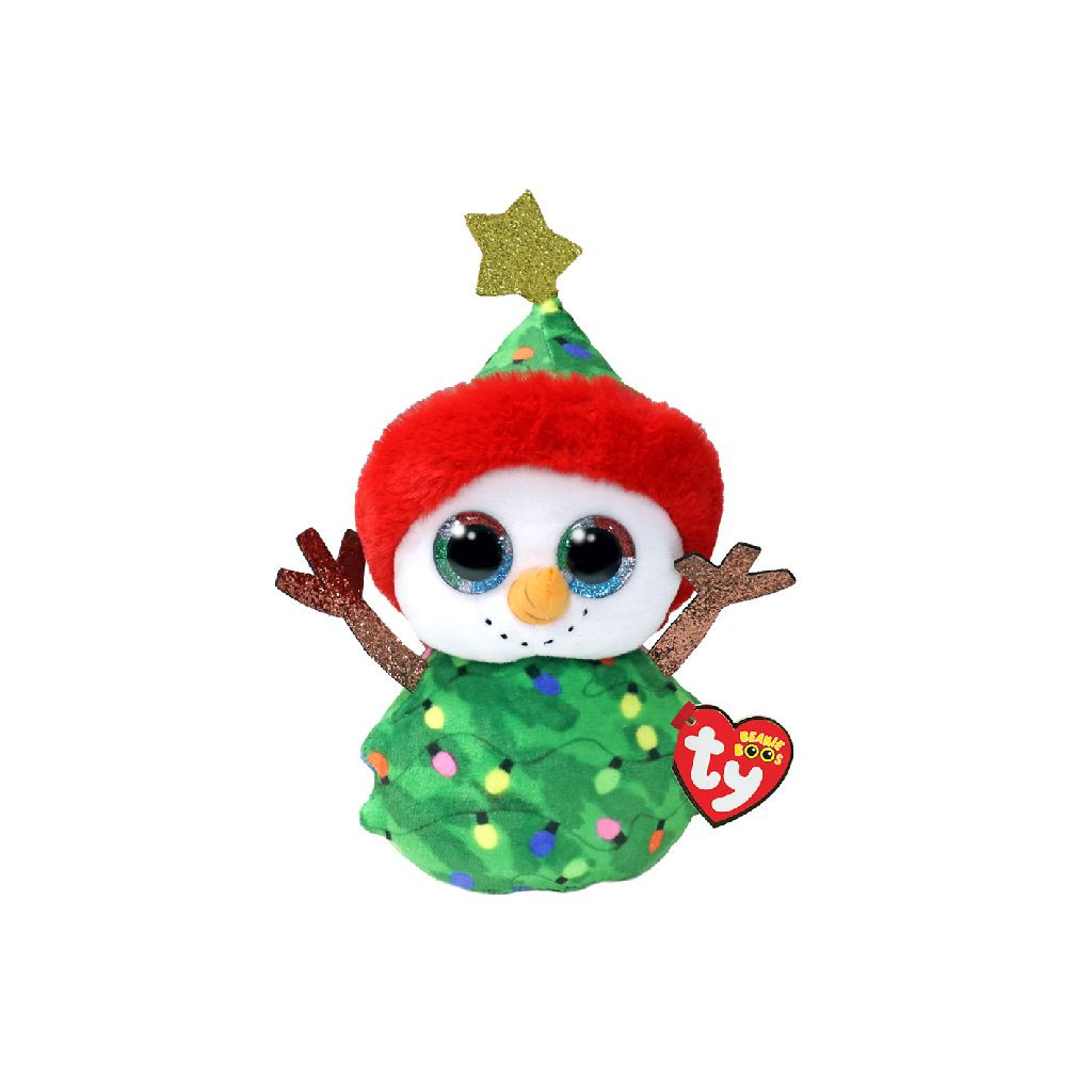 Ty Beanie Boo's Christmas Snowman Tree - Knuffel - 15 cm