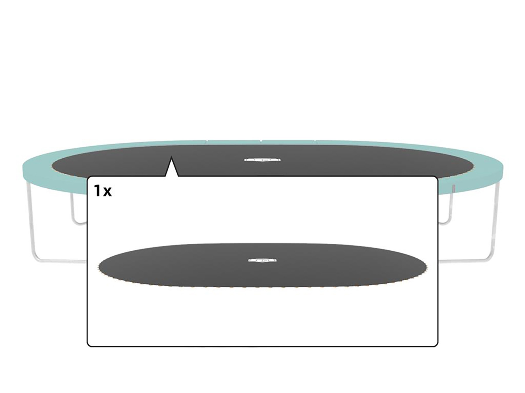 BERG Trampoline Springmat Grand Favorit - 520 x 350 cm