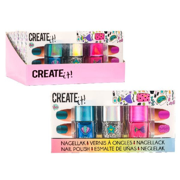 Create It! Nagellak Zeemeermin 3-Pack