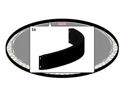 BERG Trampoline Frame Onderdeel - Flatground Champion - Frame Buis (Toprail) 430