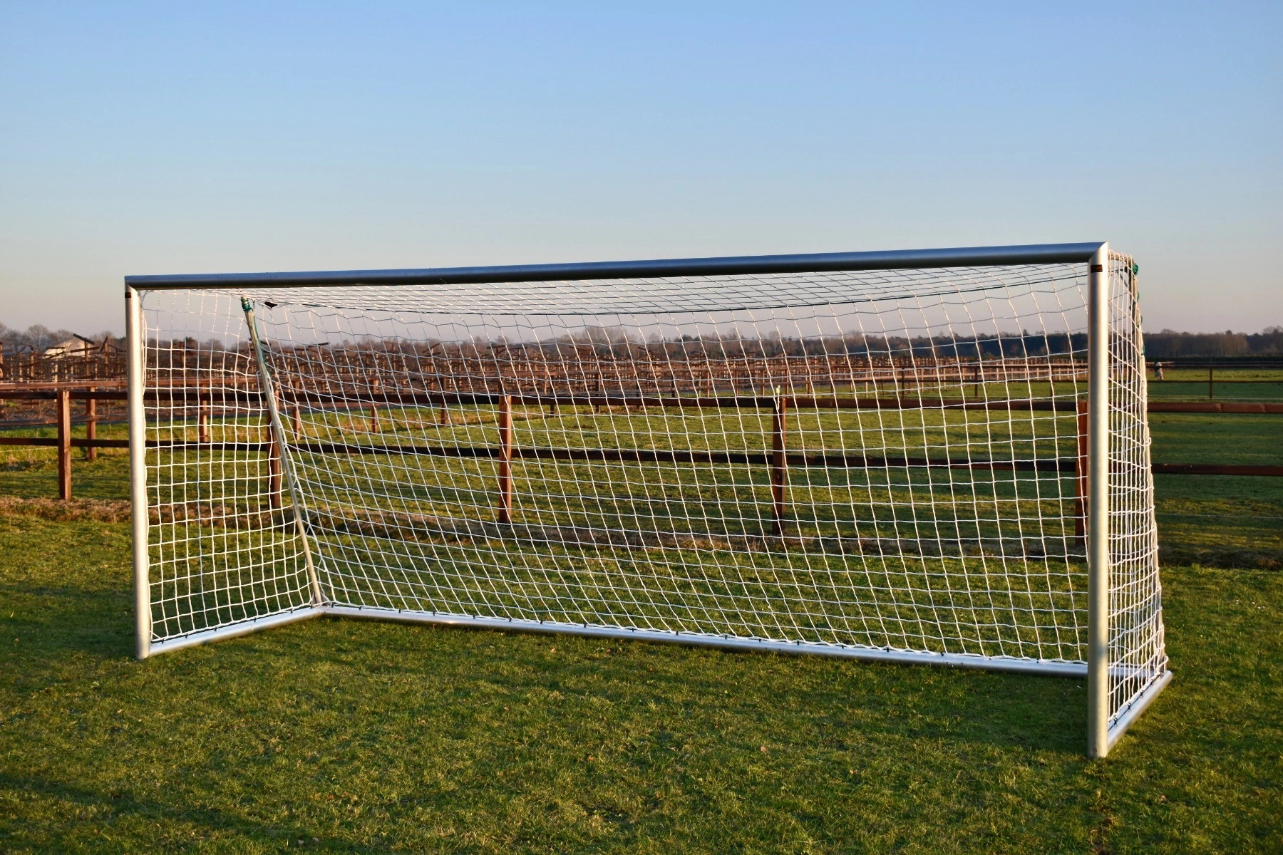 Avyna Voetbaldoel Professioneel 500 x 200 cm - Aluminium - 2 Stuks