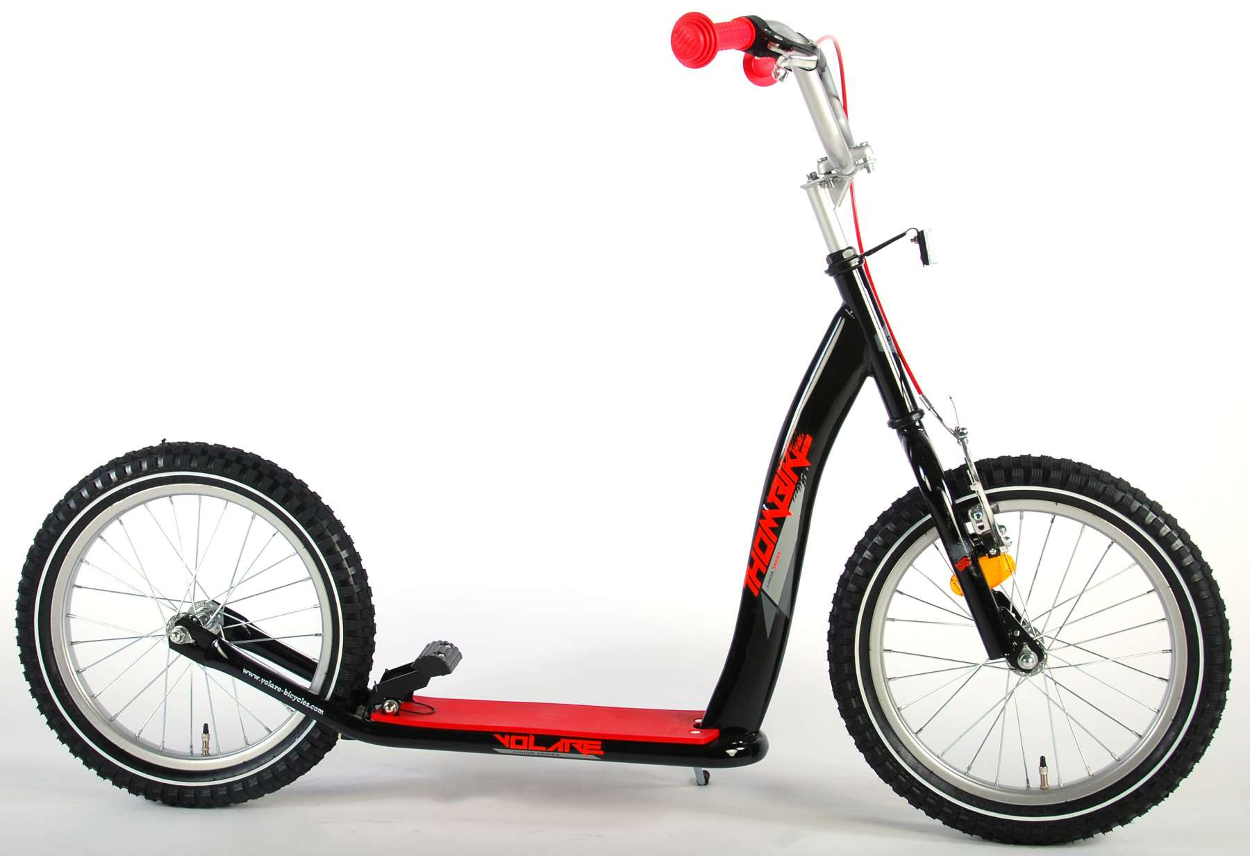 Volare Step - Autoped - 16 Inch - Zwart/Rood