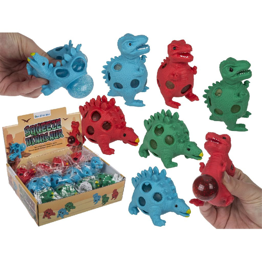 Squeeze Dinosaur - 9 cm - Prijs per Stuk