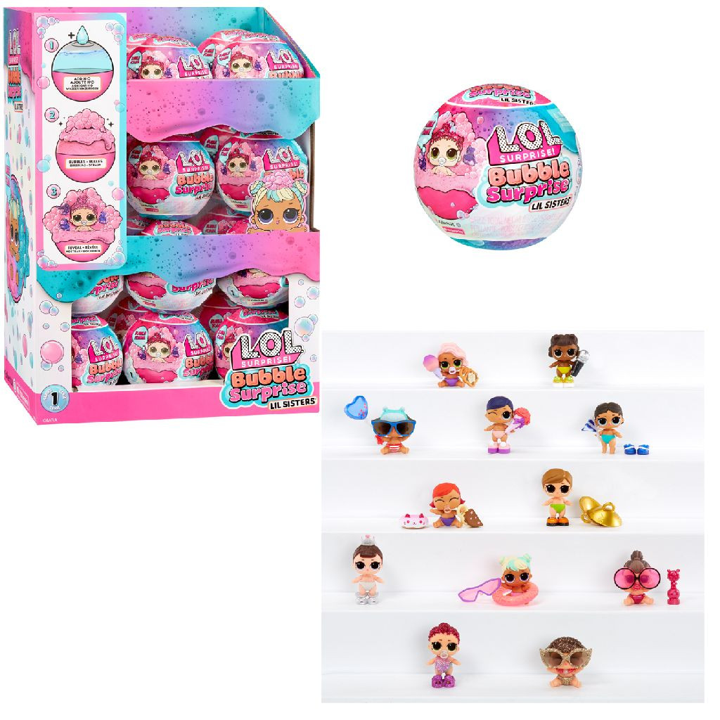 L.O.L. Surprise! Bubble Surprise - Lil Sisters - Minipop - Prijs per Stuk