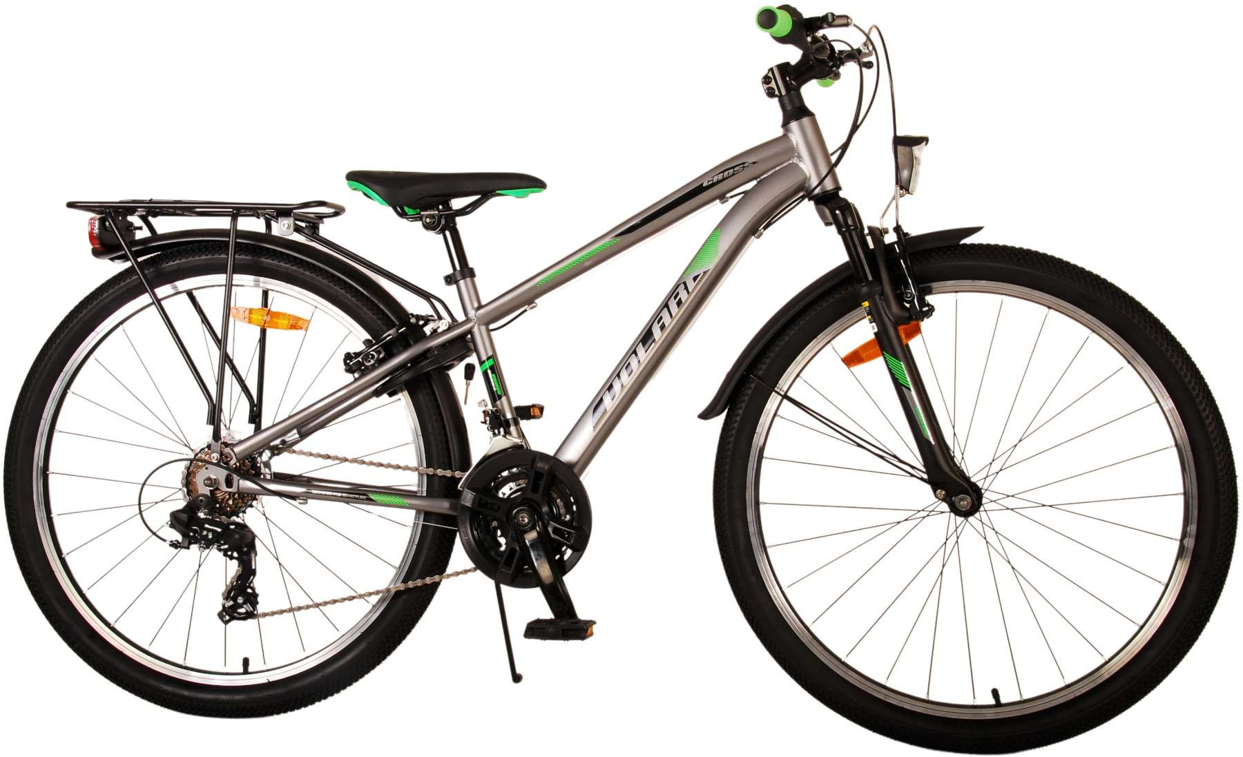 Volare Cross Kinderfiets - 26 Inch - 18 Versnellingen - Grijs 