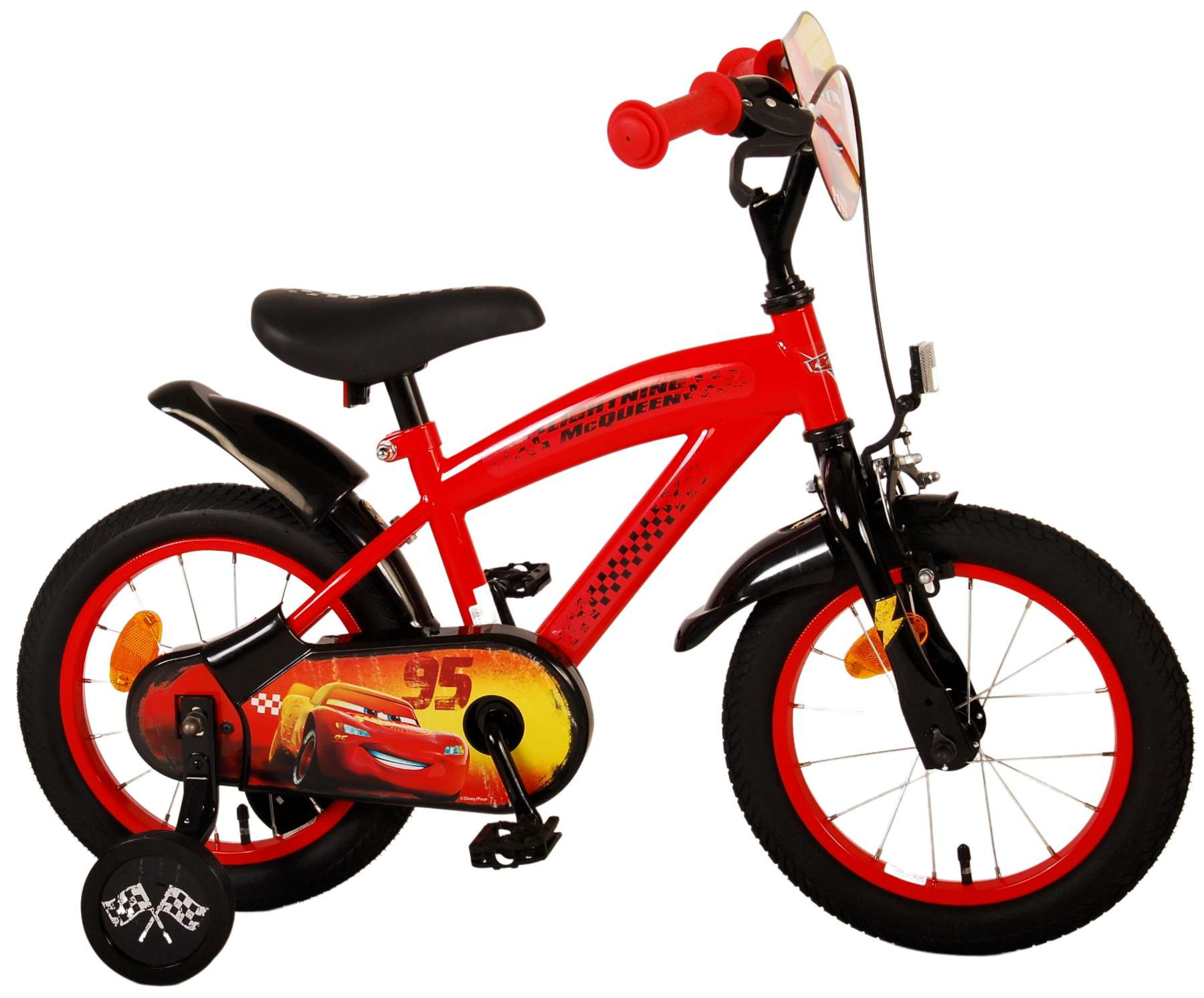 Disney Cars Kinderfiets - 14 Inch - Rood