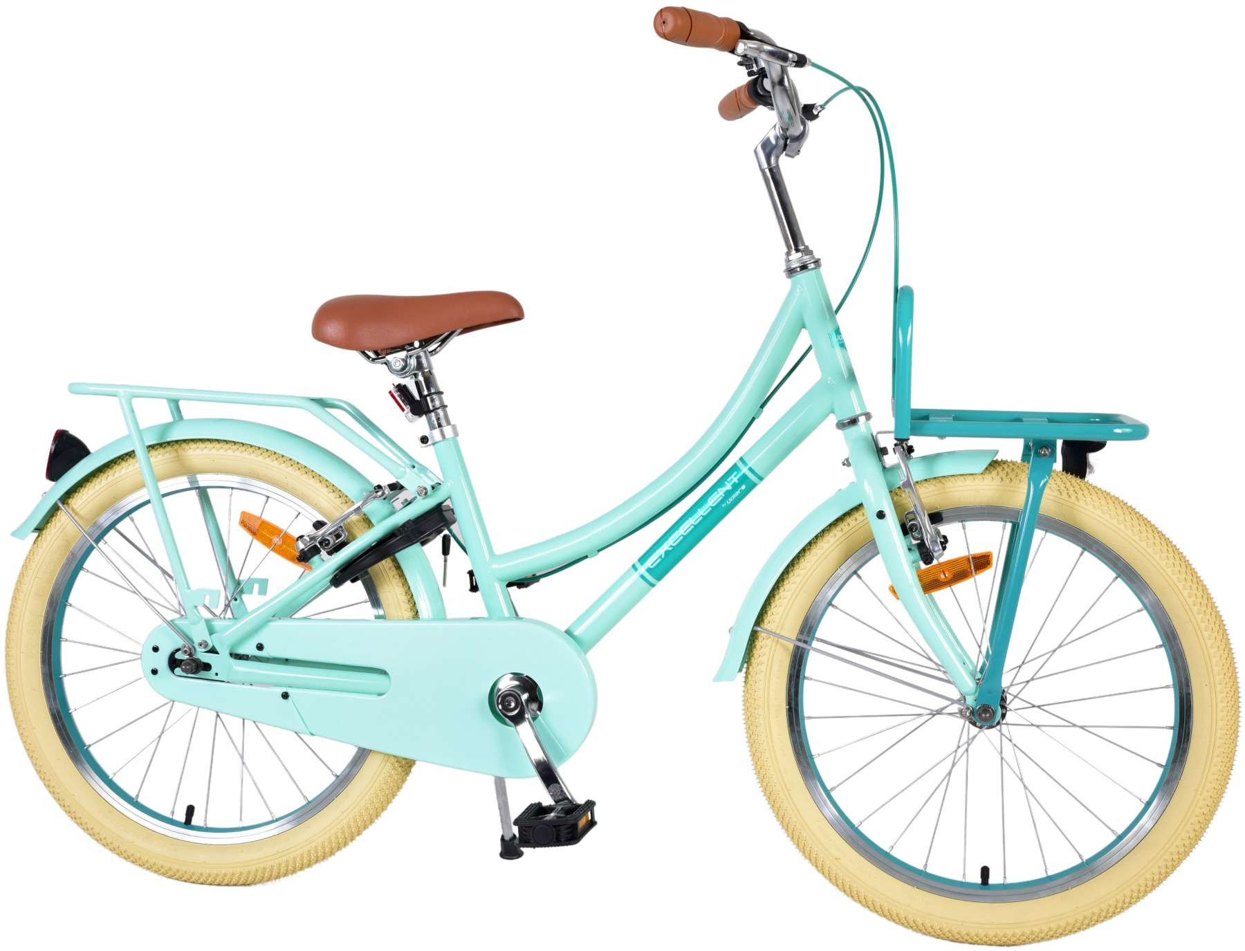 Volare Excellent Kinderfiets - 20 Inch - Groen - Twee Handremmen