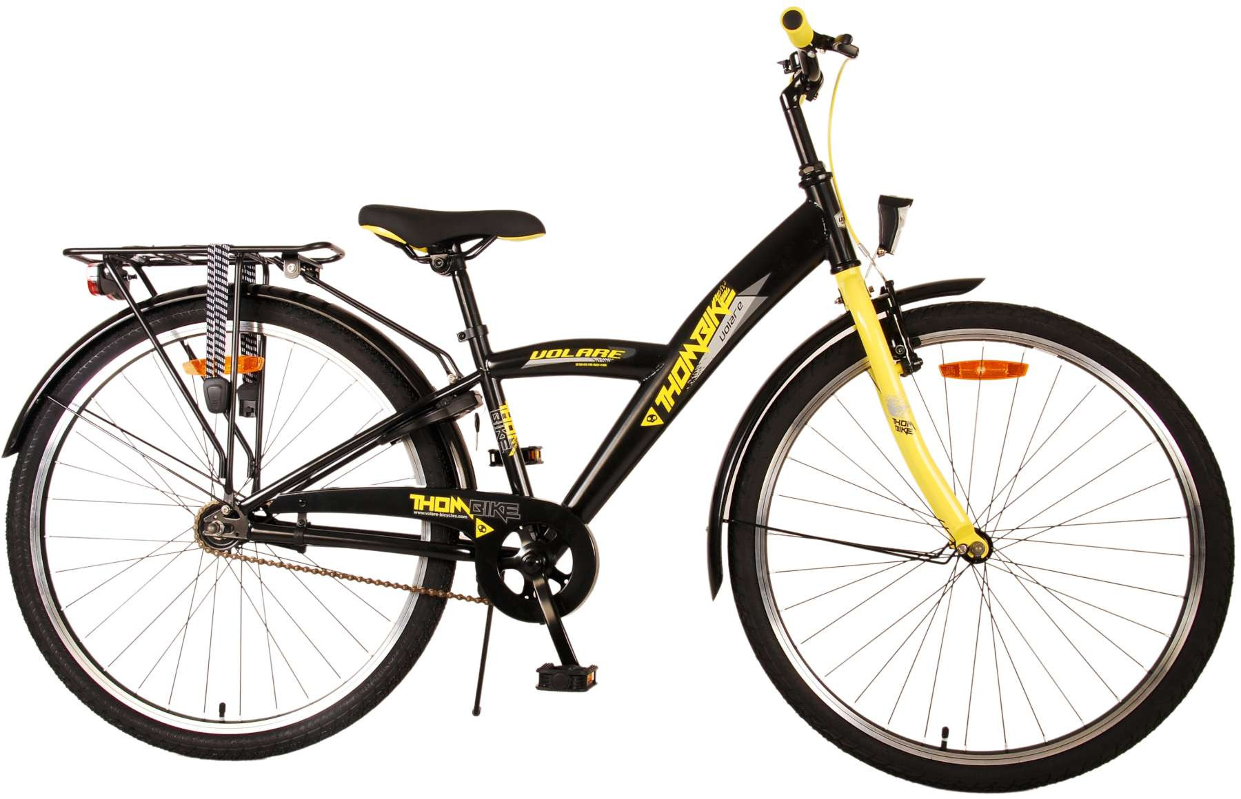 Volare Thombike Kinderfiets - 26 Inch - Zwart/Geel