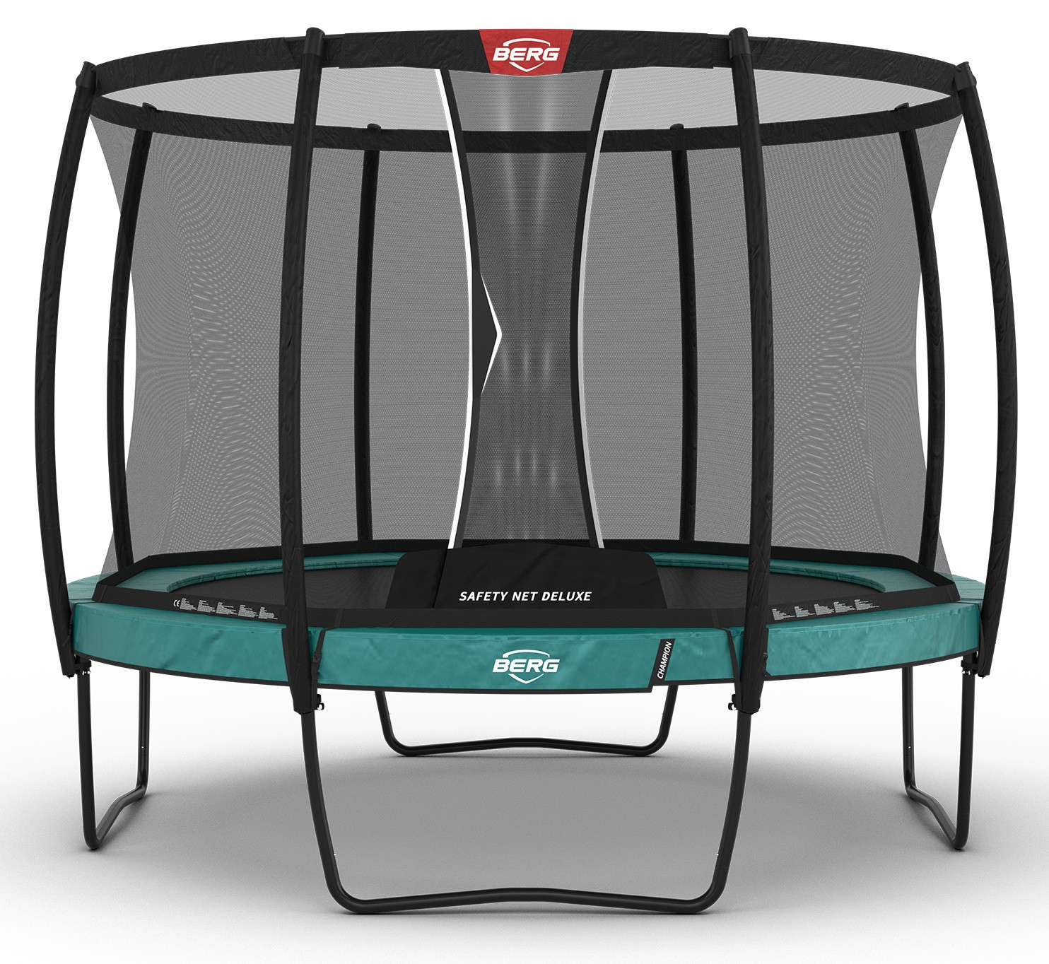 BERG Trampoline Champion met Veiligheidsnet - Safetynet Deluxe - Regular -  330 cm - Groen