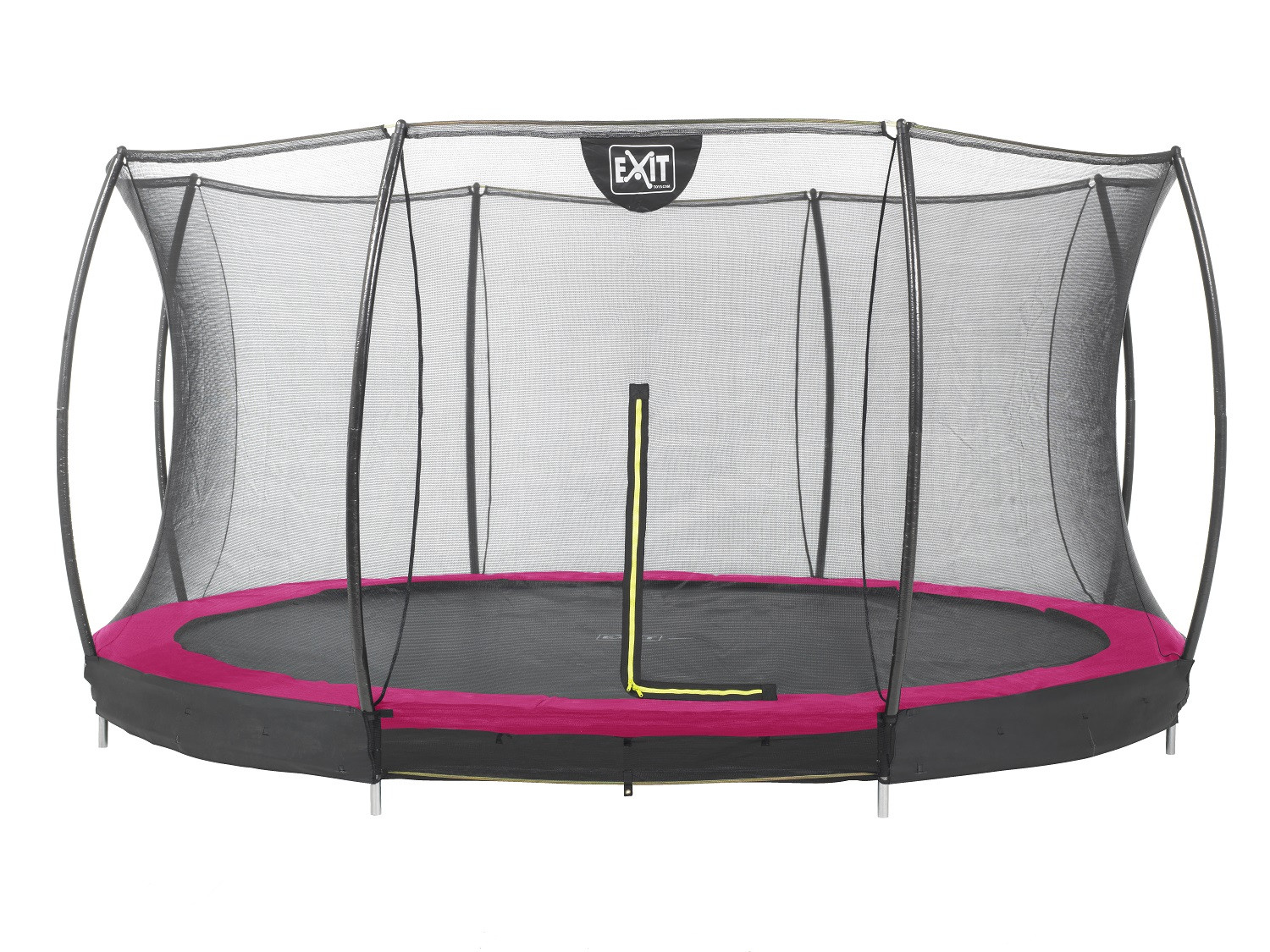 EXIT Silhouette Inground Trampoline 366 cm (12ft) met Veiligheidsnet - Roze