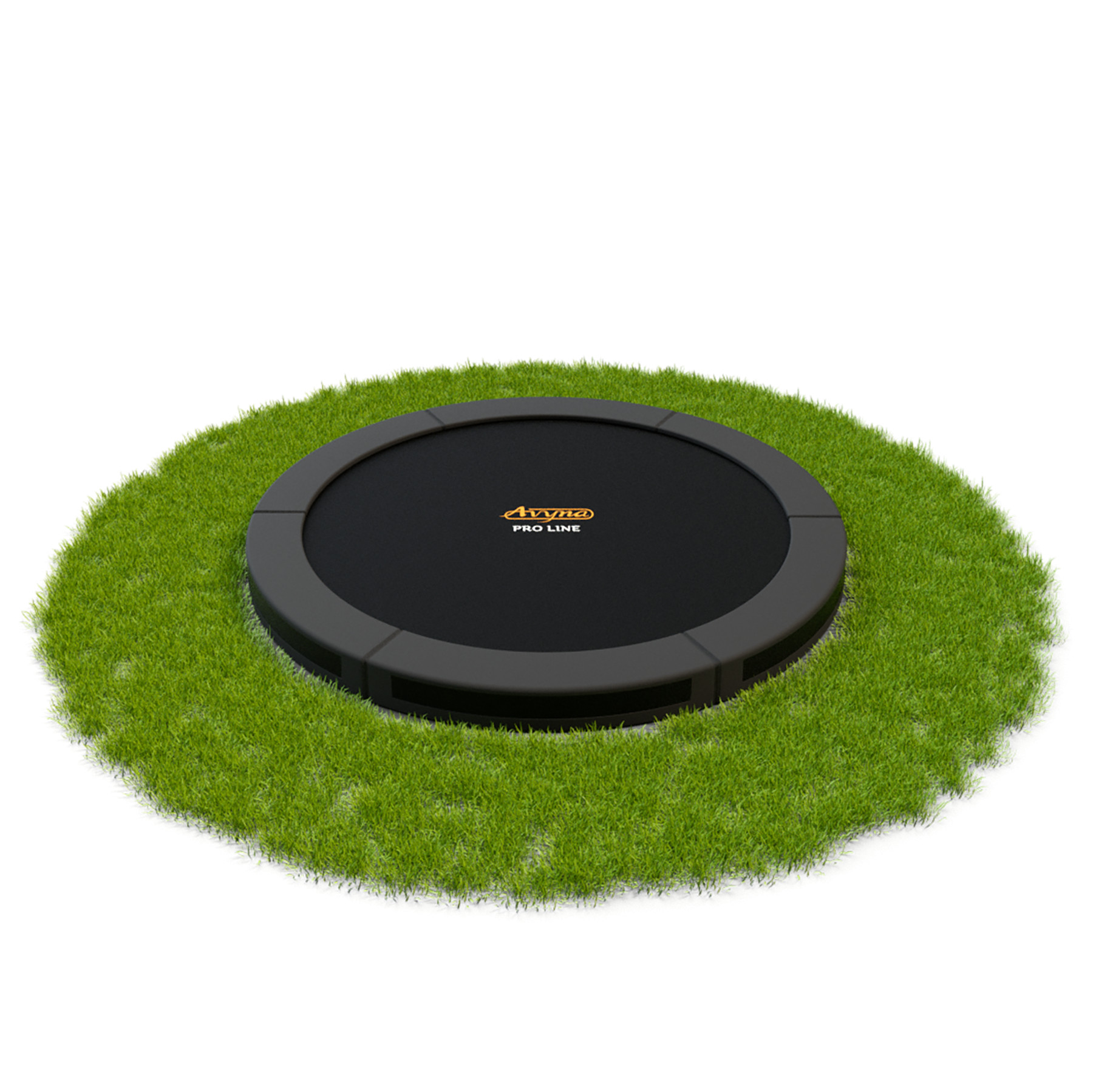 Avyna Trampoline Inground Pro-Line - ø 305 cm (10ft) - HD Plus Beschermrand - Grijs