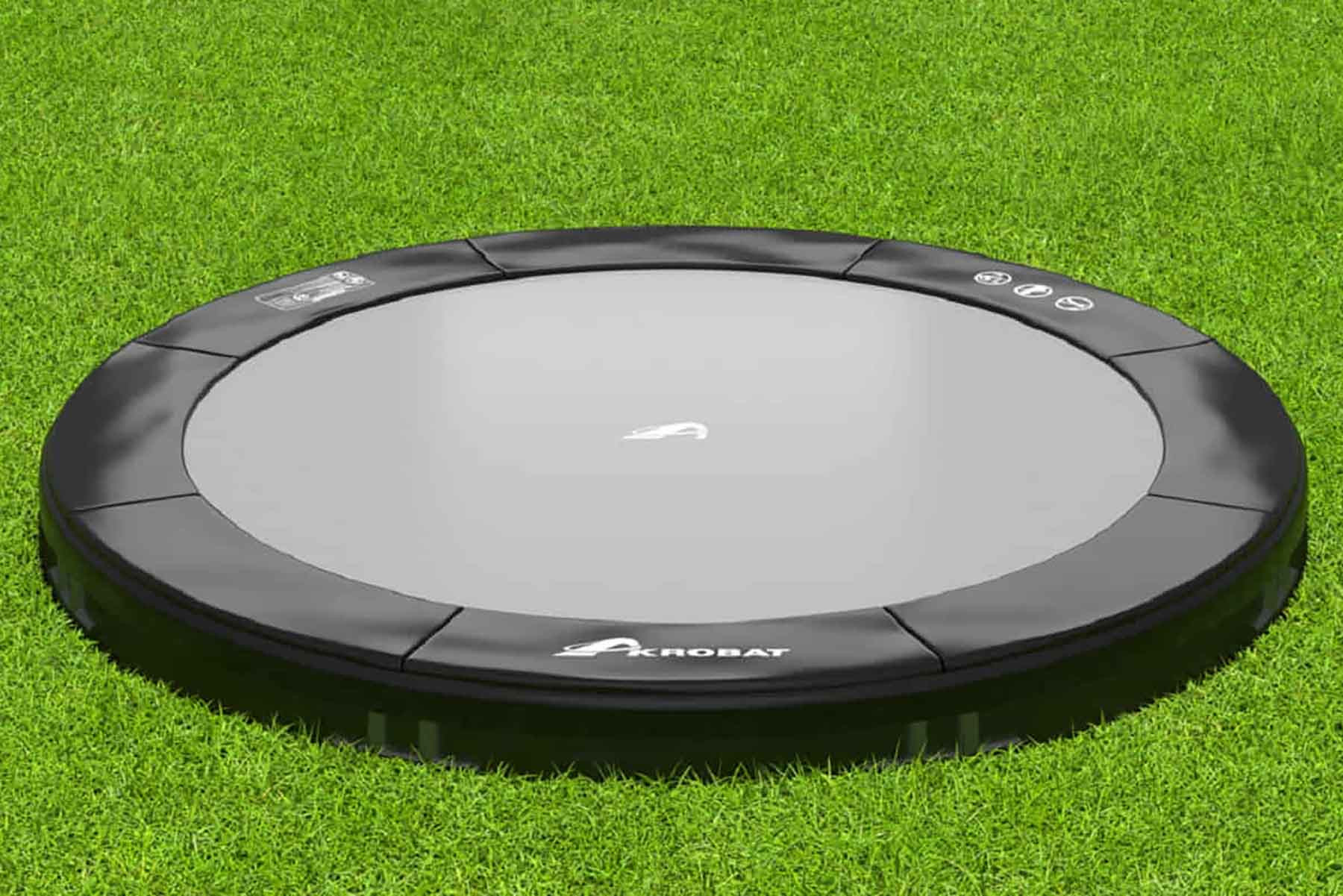 Akrobat Trampoline Primus Inground - 305 cm - Rond - Zwart