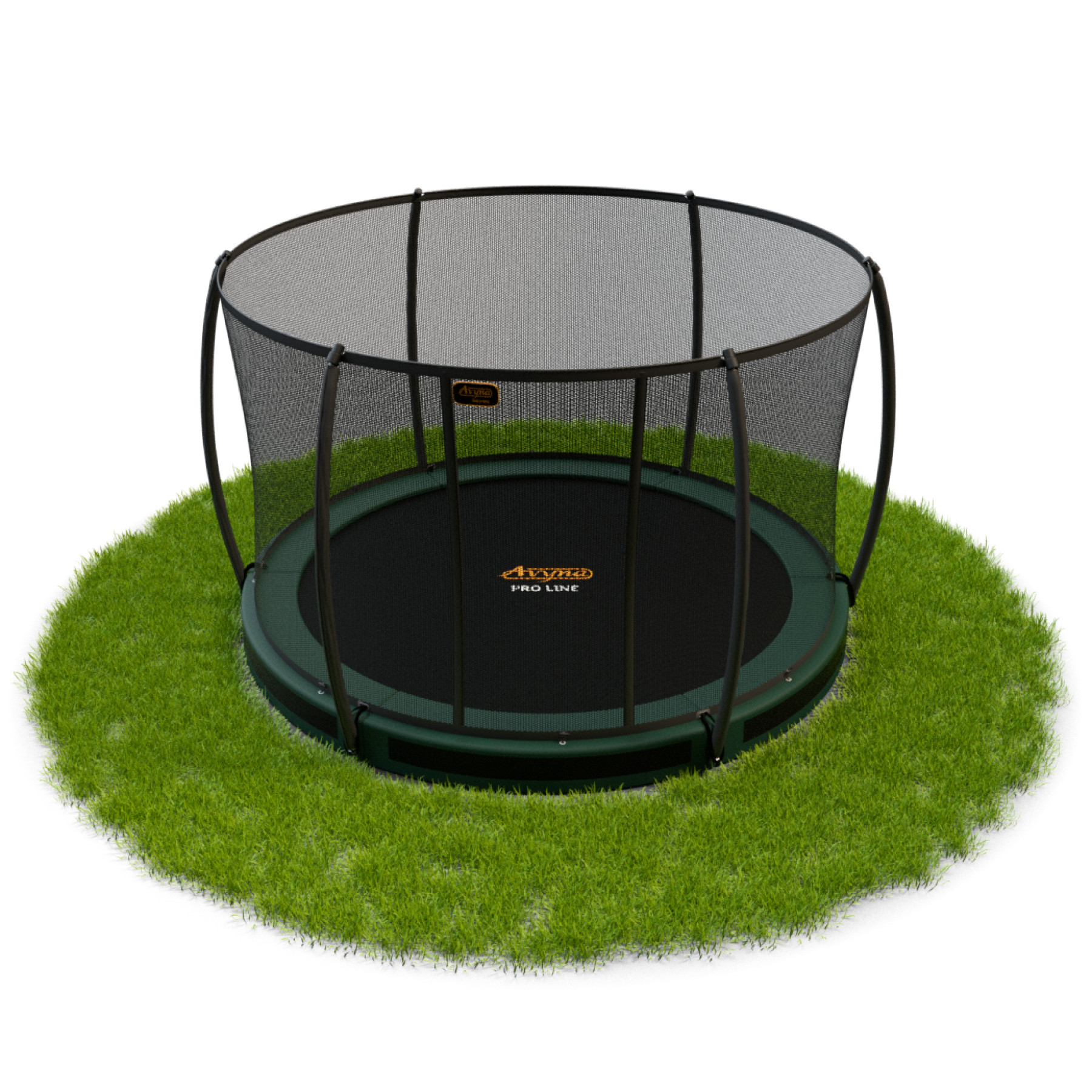 Avyna Pro-Line Inground Trampoline met Veiligheidsnet - ø 305 (10ft) - Groen