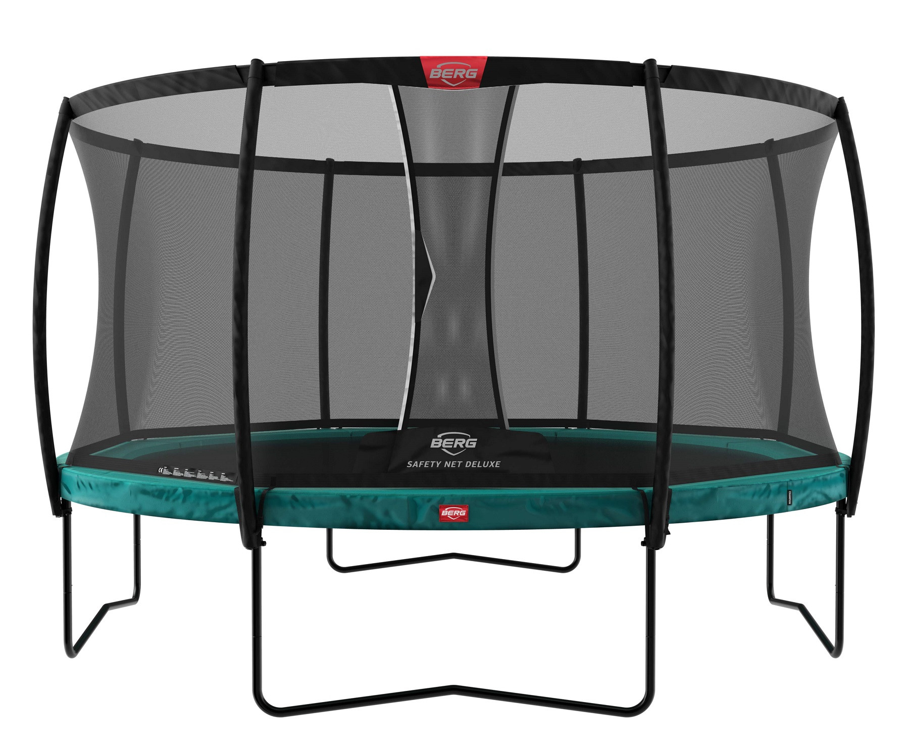 BERG Trampoline Champion met Veiligheidsnet - Safetynet Deluxe - 330 cm - Groen