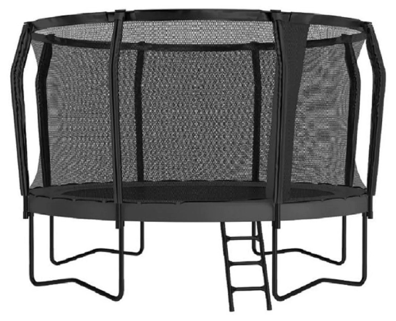 Akrobat Trampoline Orbit Pro Above Ground met Veiligheidsnet  - 305 cm - Antraciet