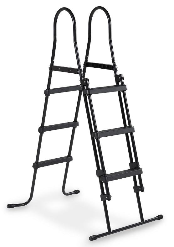 EXIT Zwembadtrap voor Frame Zwembad - Zwembadladder - 91 - 107 cm  - 43 Inch - Zwart