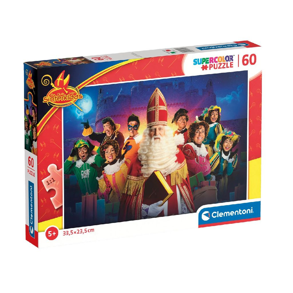 Clementoni Puzzel Club van Sinterklaas - 60 Stukjes