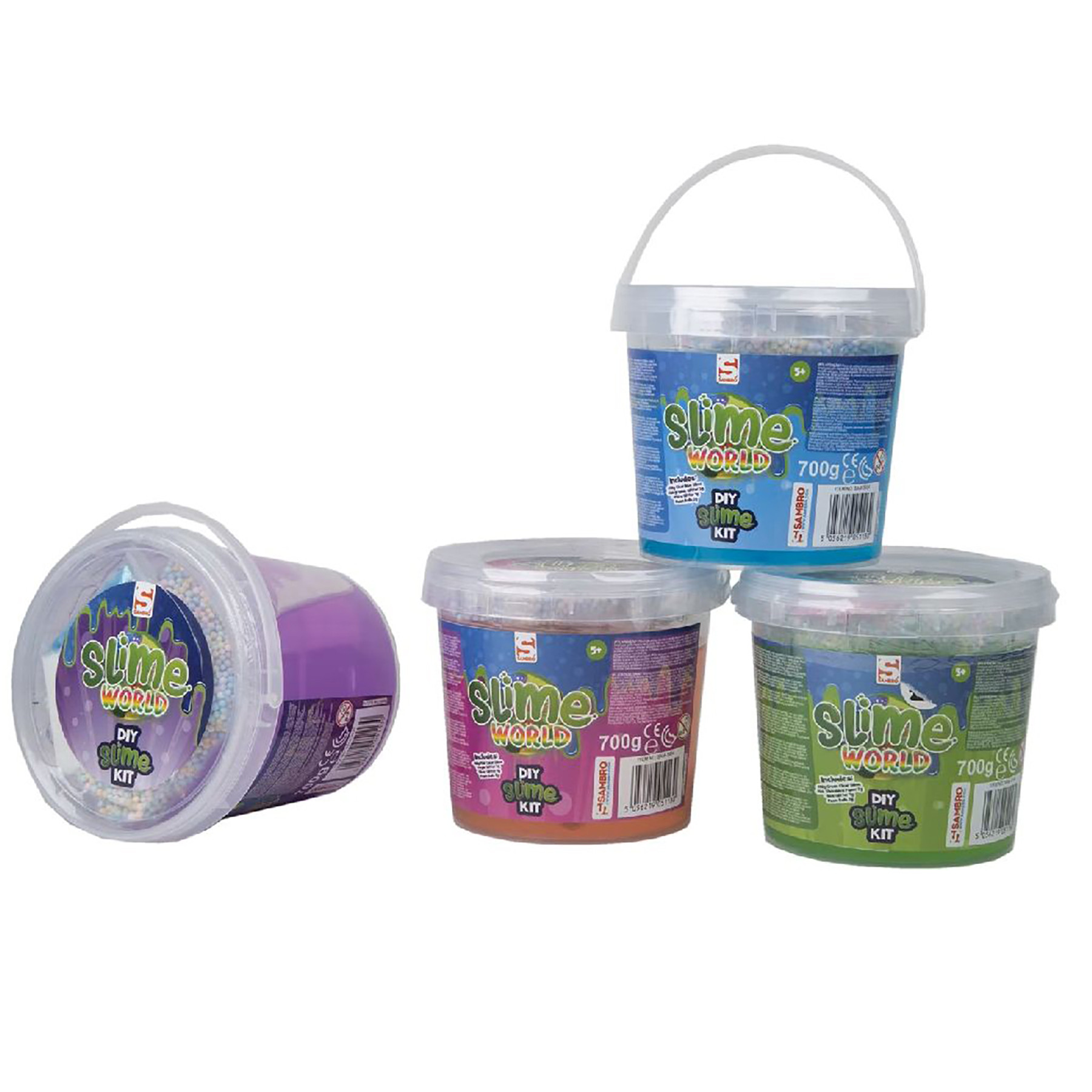 Slime World - Doe het zelf pakket - 700 gram - Assortiment - Prijs per stuk
