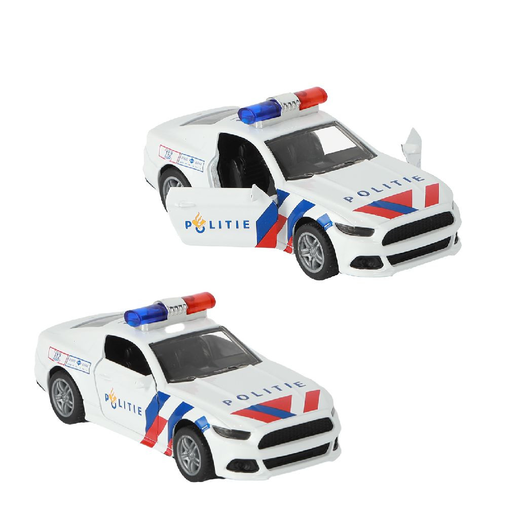 112 Politie Auto Sportwagen met Licht en Geluid - 1:36