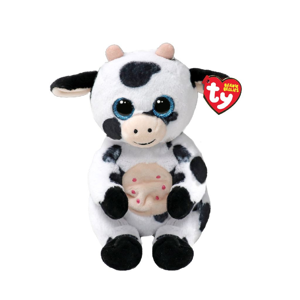 Ty Beanie Babies Bellies - Herdley Cow - 15 cm