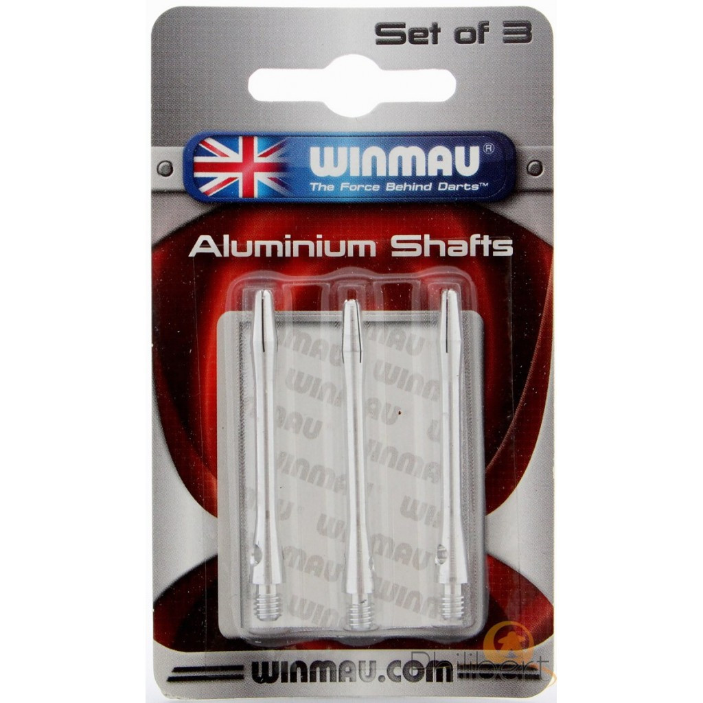 Darts-Shaft Alu Plain Medium 3 stuks