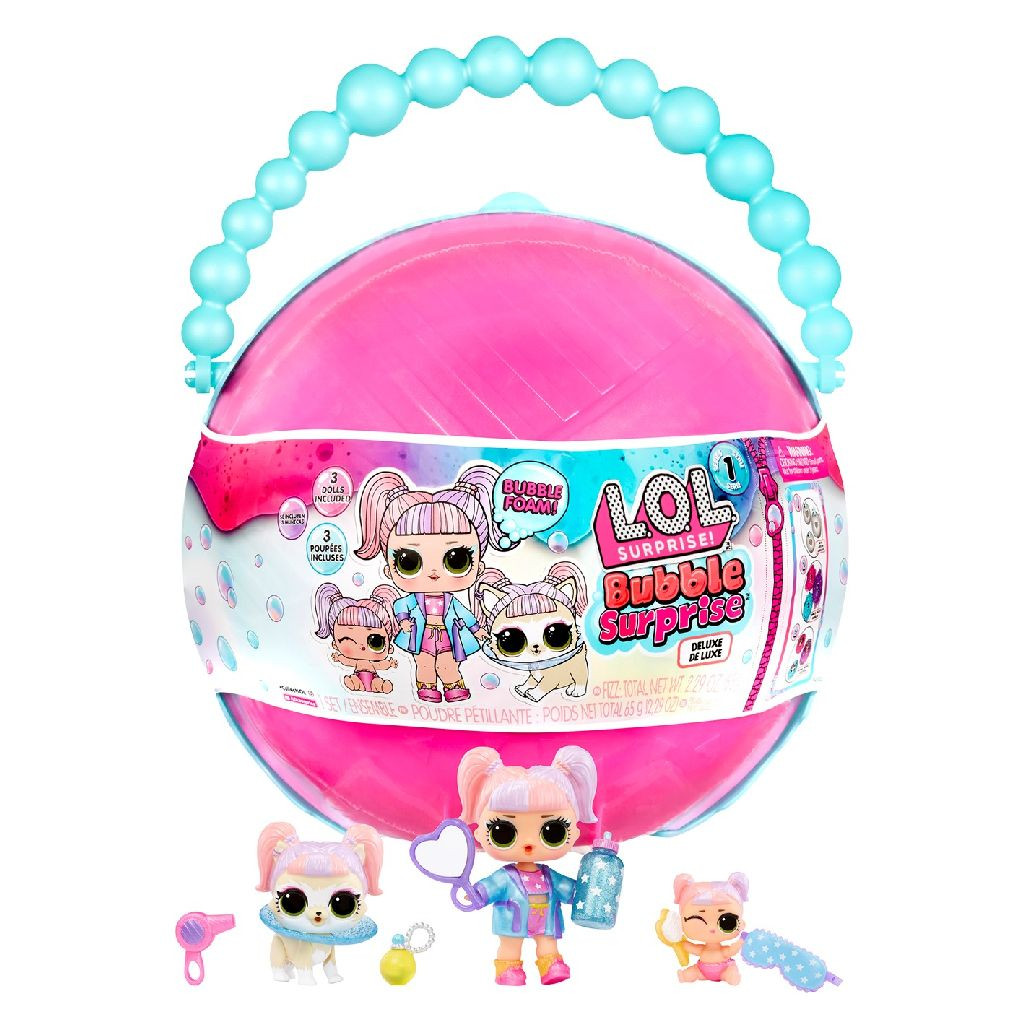 L.O.L. Surprise! Bubble Surprise Deluxe - Roze - Minipop