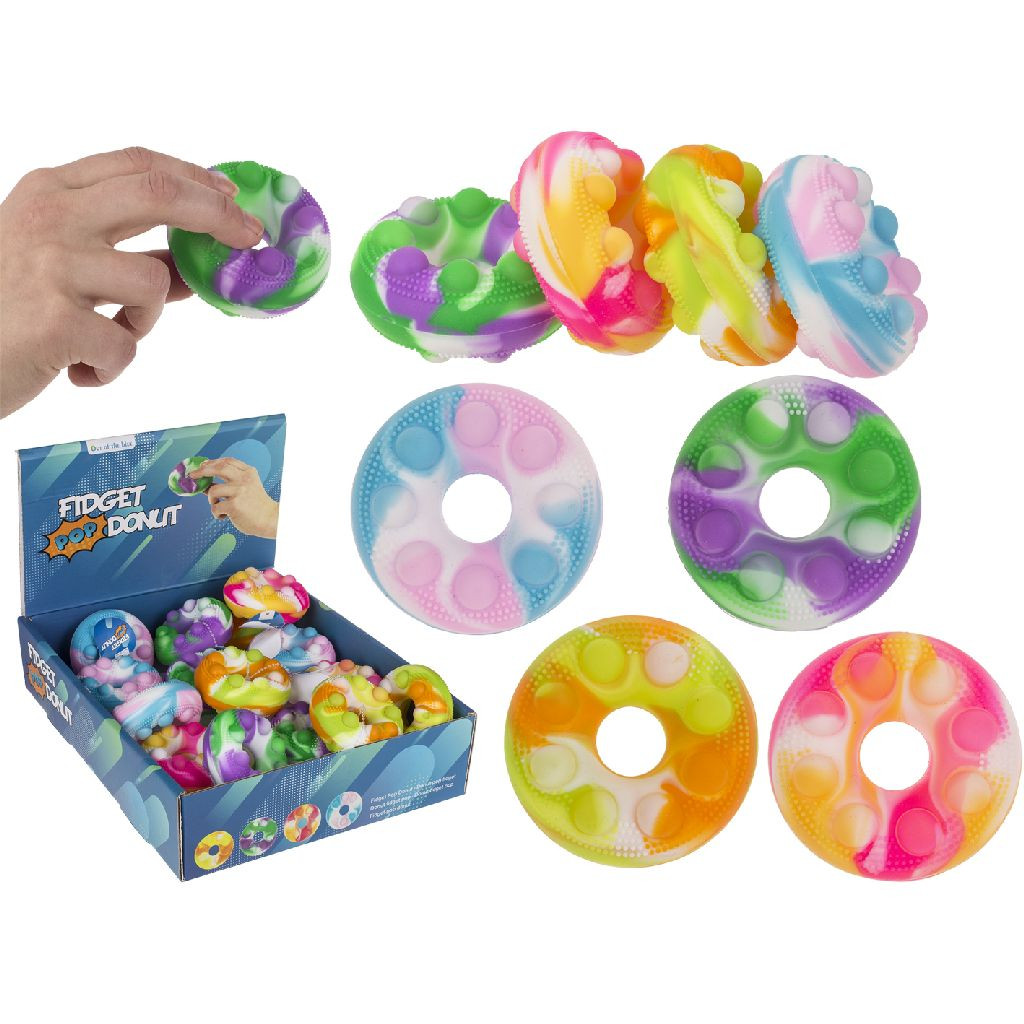 Fidget Pop Toy Donut - Prijs per Stuk