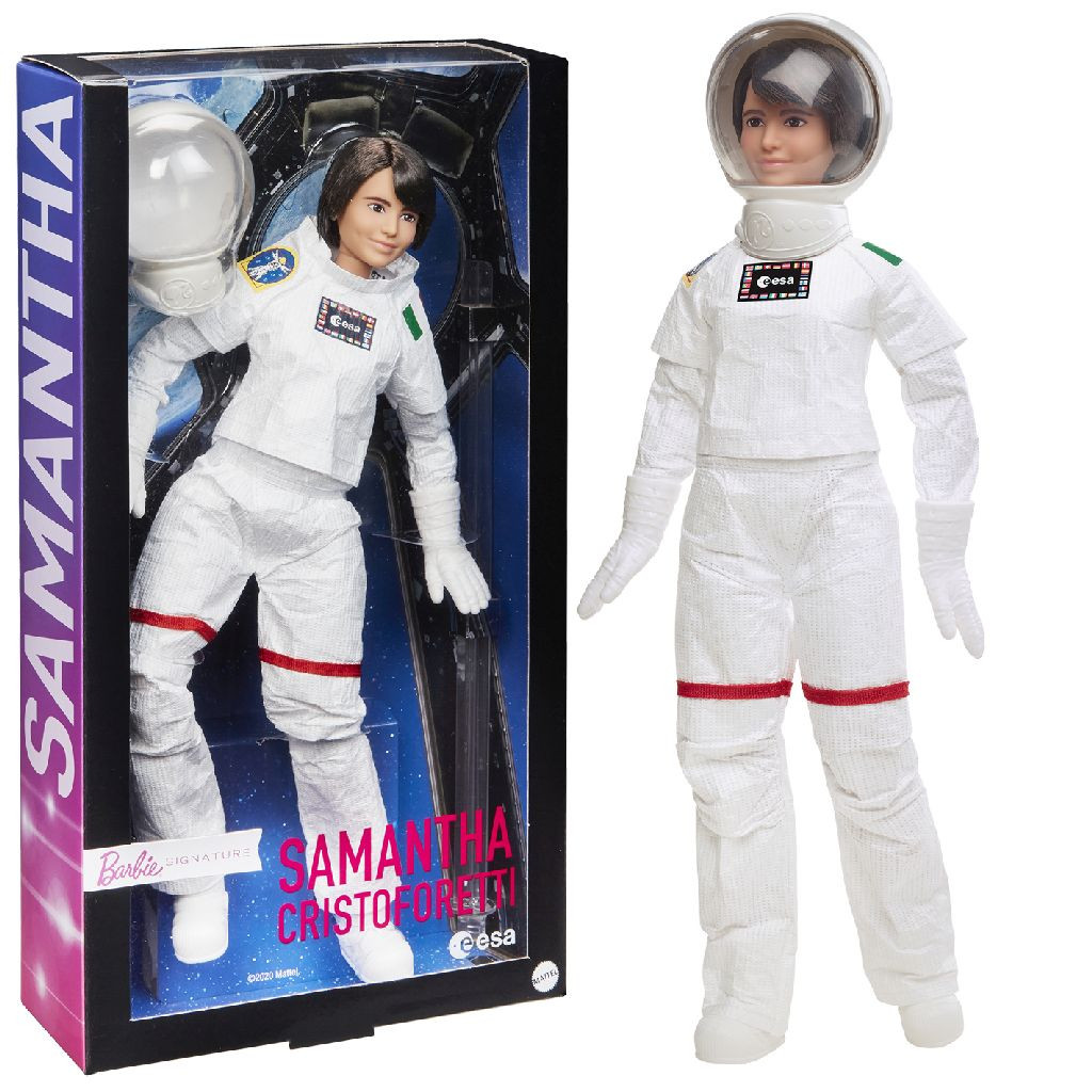 Mattel Barbie Samantha Cristoforetti Modepop goedkoop kopen bij