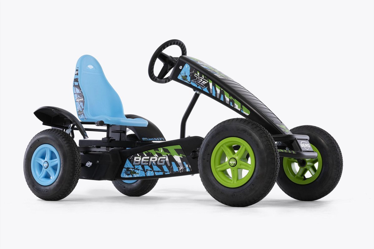 BERG Skelter XXL E-BFR - X-ite - Elektrische Skelter - Blauw Groen
