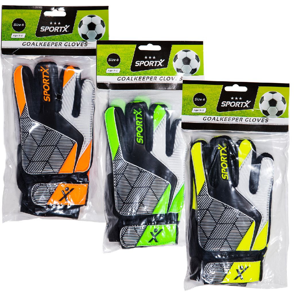 SportX Keeperhandschoenen Maat 6 - Prijs per Set (2 Stuks)