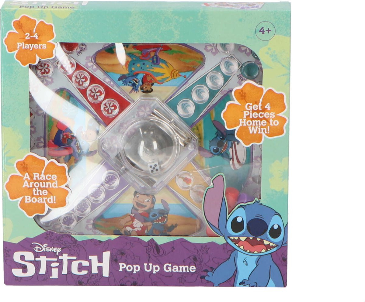 Lilo & Stitch Mens Erger Je Niet - Pop Up Game - Kinderspel