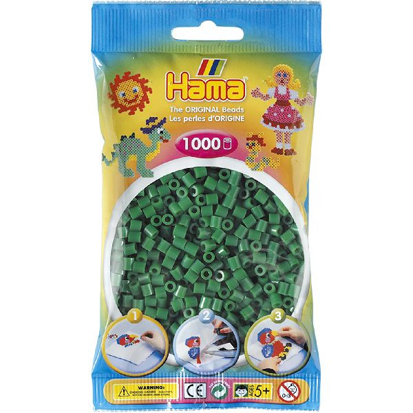 Hama Strijkkralen 1000 Stuks - Groen