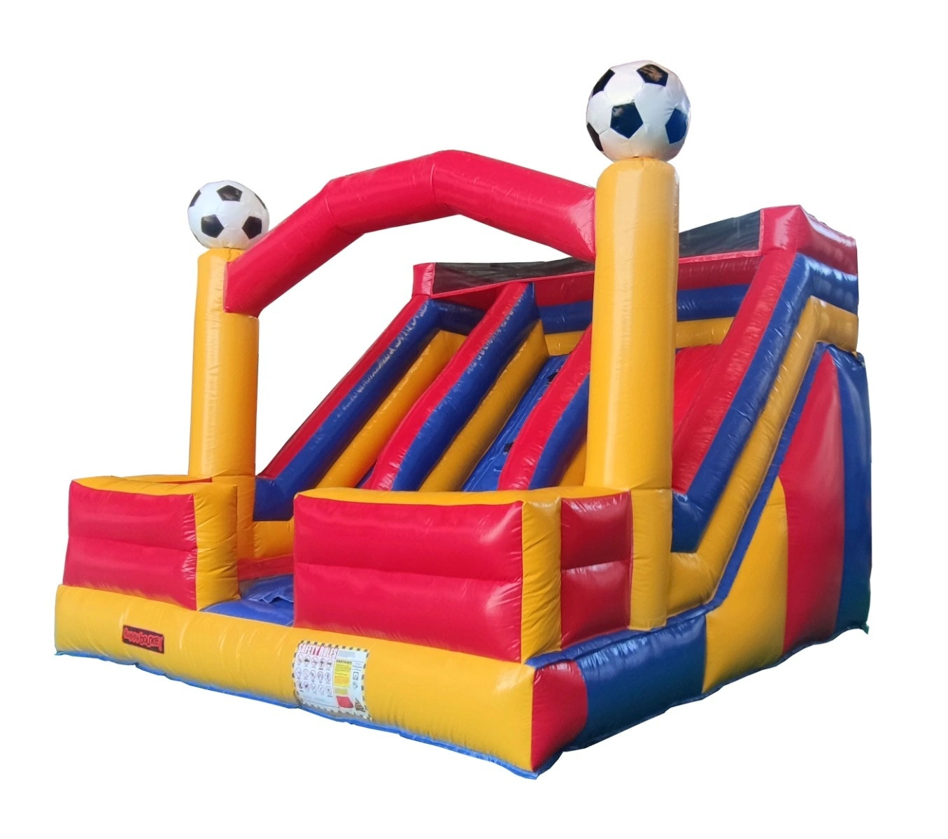Avyna Springkussen Double Slide & Fun - Voetbal - Professioneel