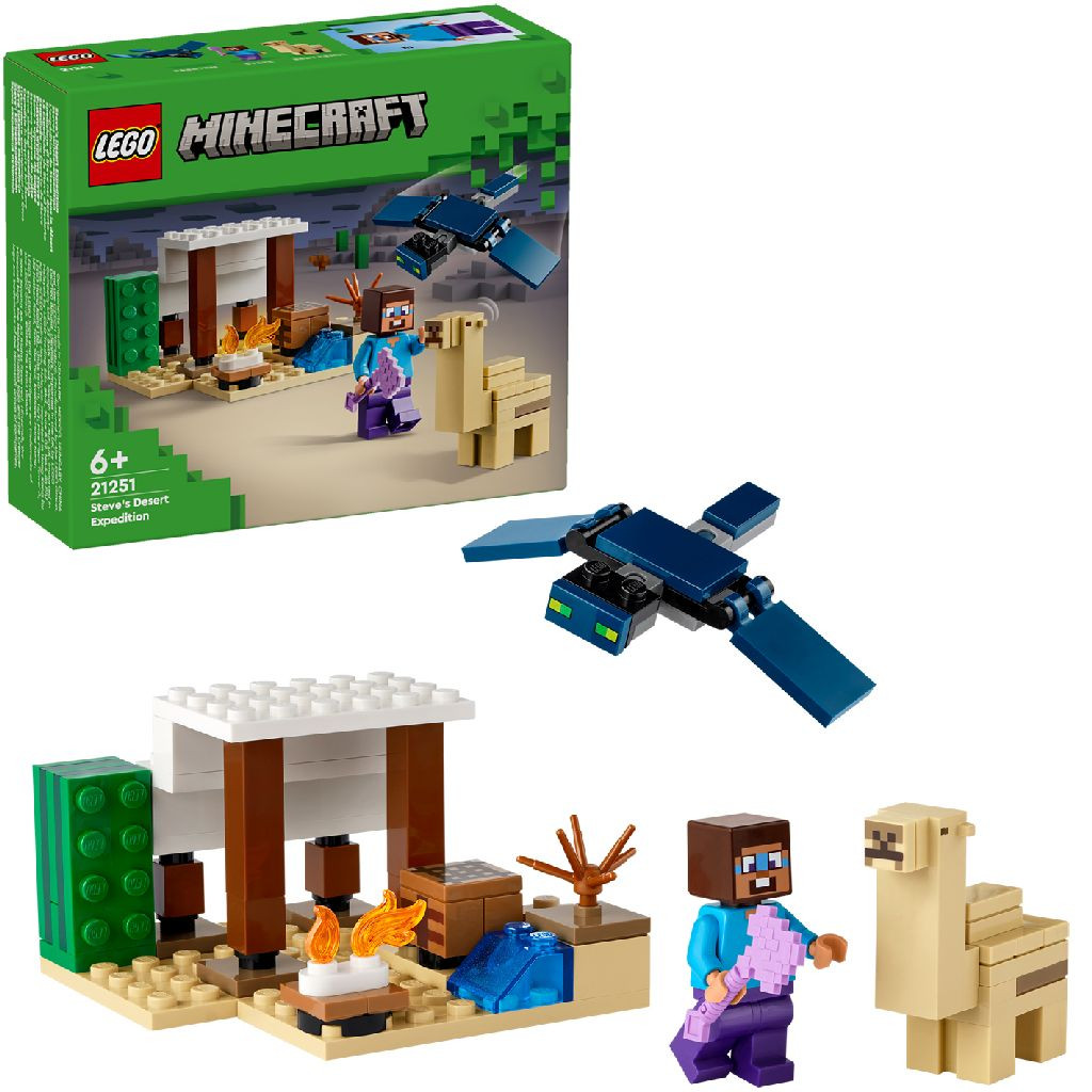 21251 LEGO Minecraft Steve's Woestijnexpeditie