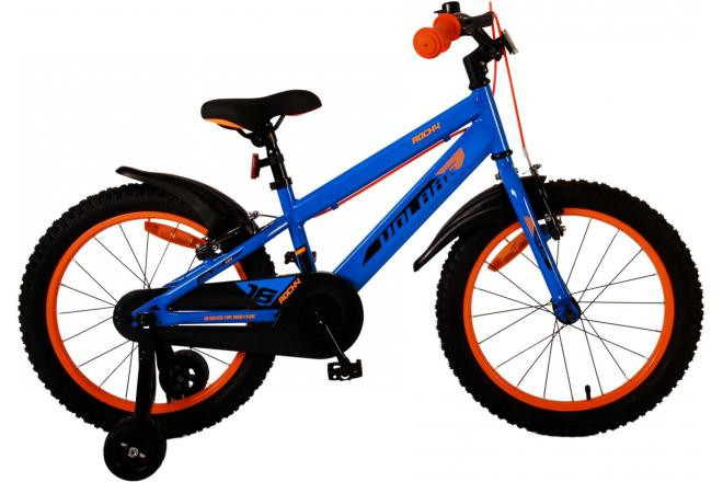 Volare Rocky Kinderfiets - 18 inch - Blauw - Twee handremmen