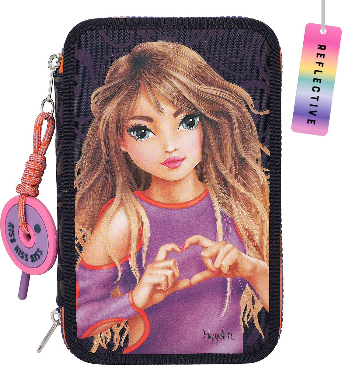 TOPModel 3-vaks Gevulde Etui - NIGHT LIGHT