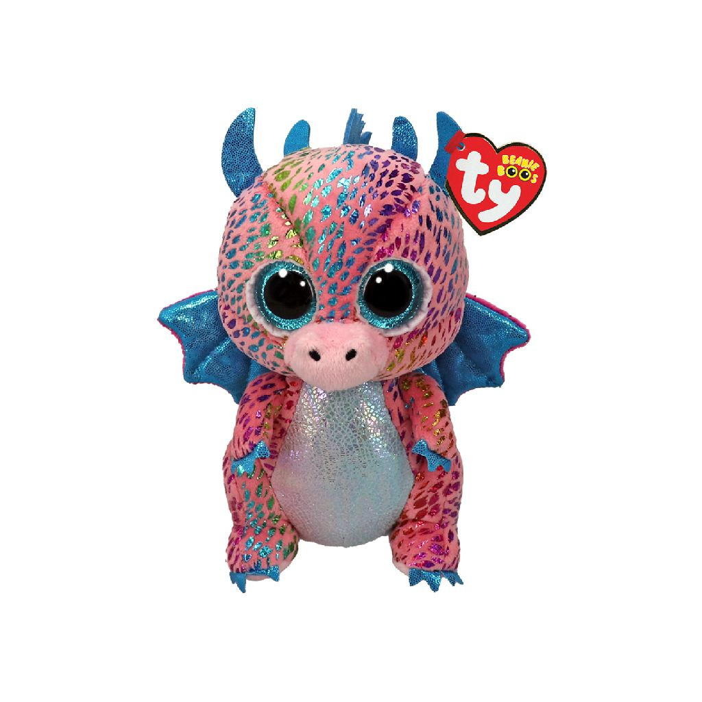 Ty Beanie Boo's Flint Dragon - Knuffel - 15 cm