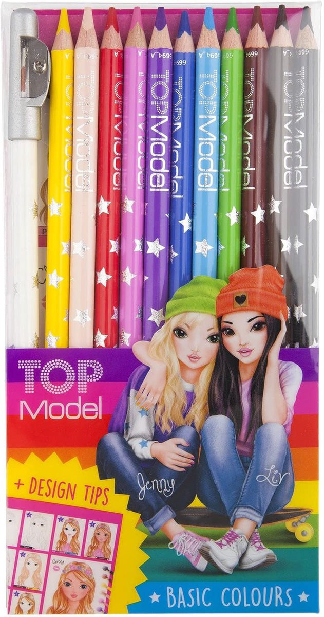 TOPModel Kleurpotloden - 12 Stuks