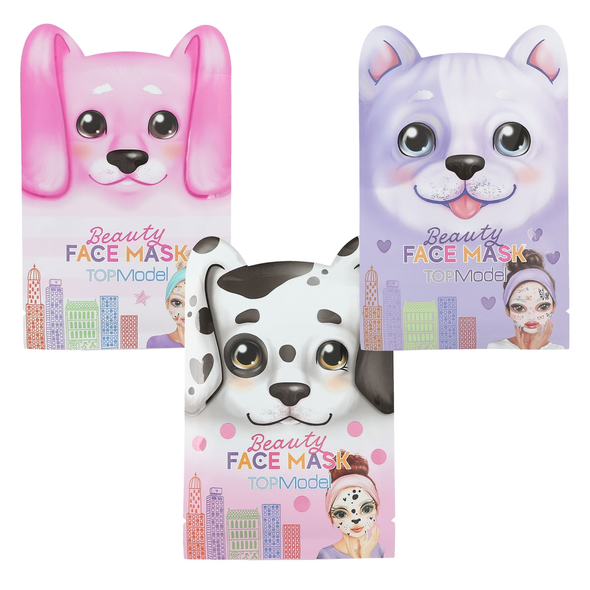 TOPModel Beauty Gezichtsmasker - CITY GIRLS - Prijs per Stuk