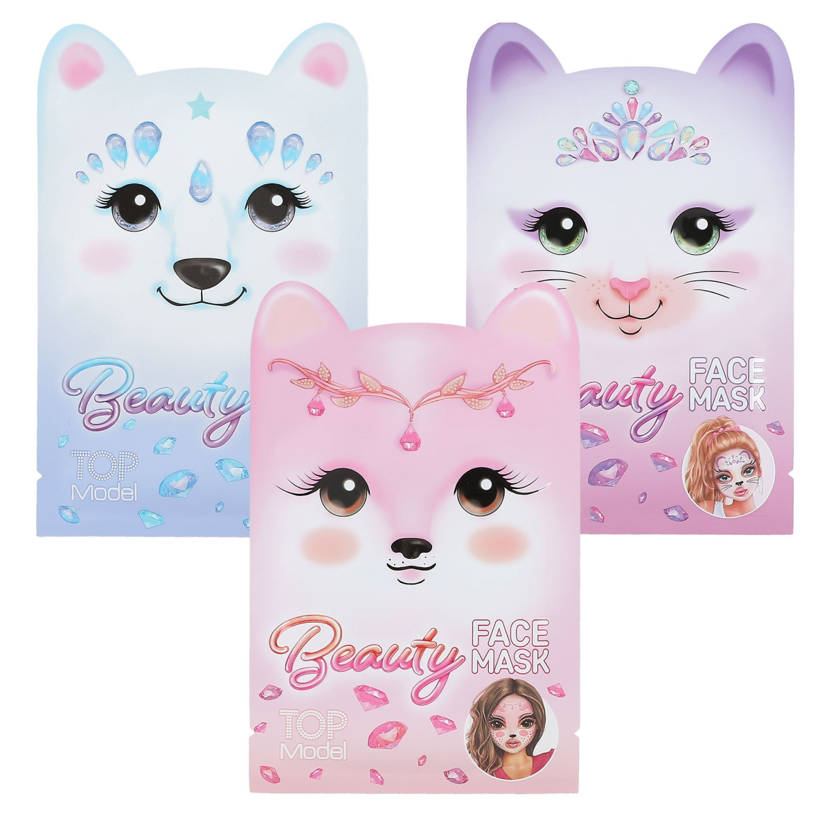 TOPModel Gezichtsmasker - BEAUTY and ME - Prijs per Stuk