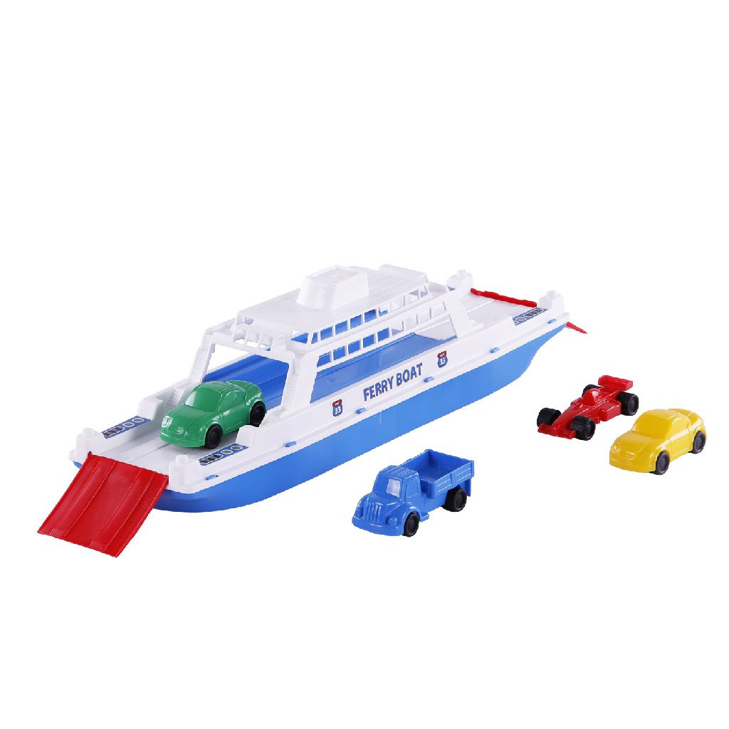 Veerboot 45 cm met 4 Auto's