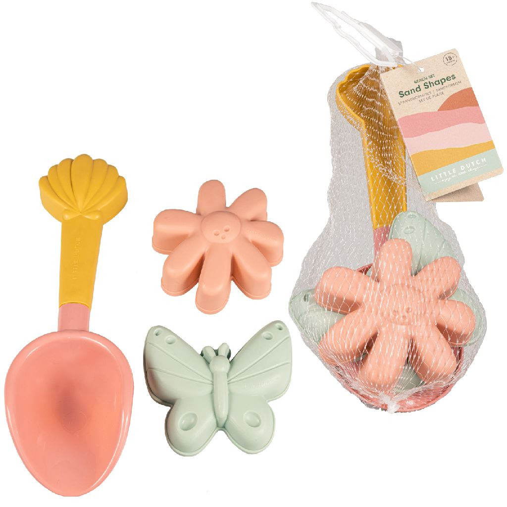 Little Dutch Strandset Flowers & Butterflies - 3 Delig