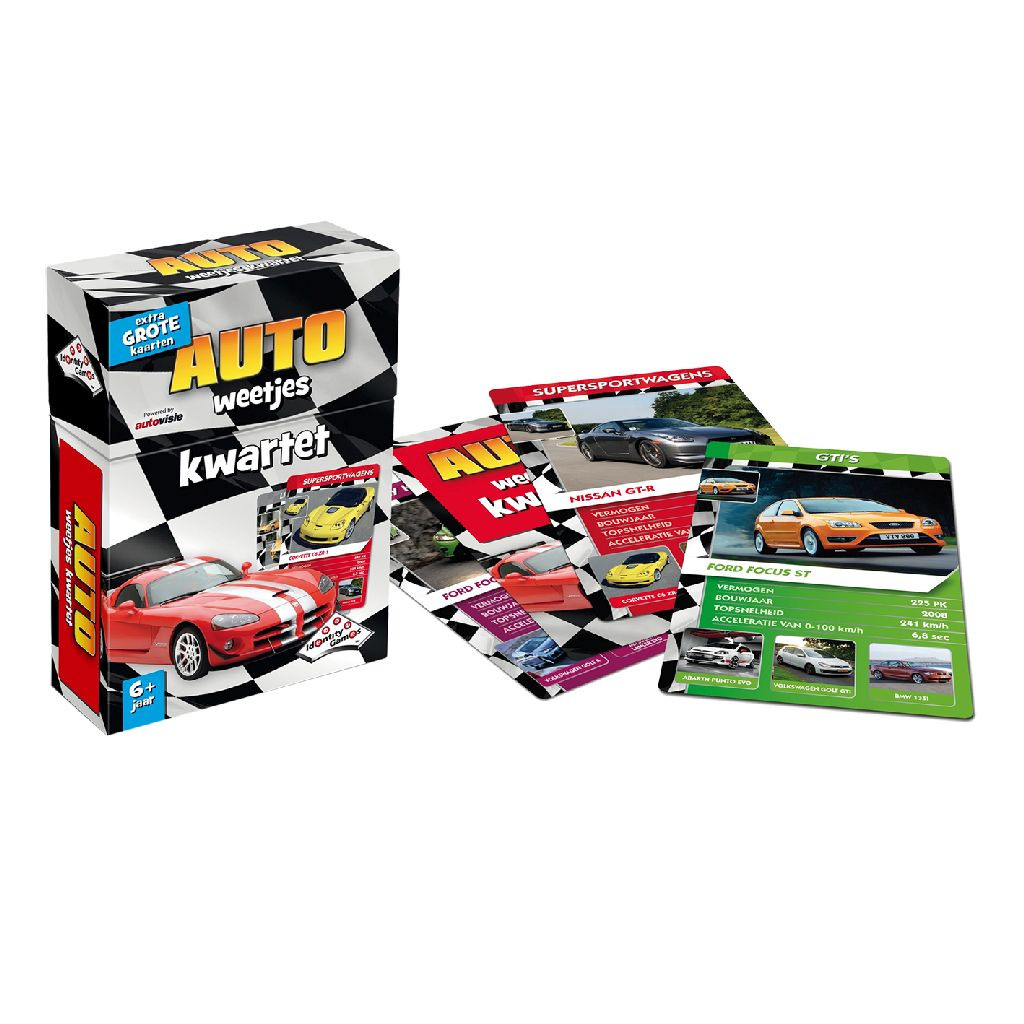 Raceauto's Kwartet - Kinderspel