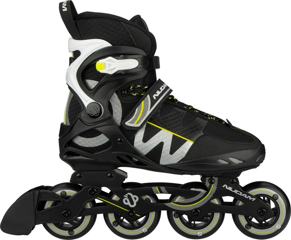 Nijdam Inline Skates Advanced - Circle Rayzor - Zwart - Maat 41