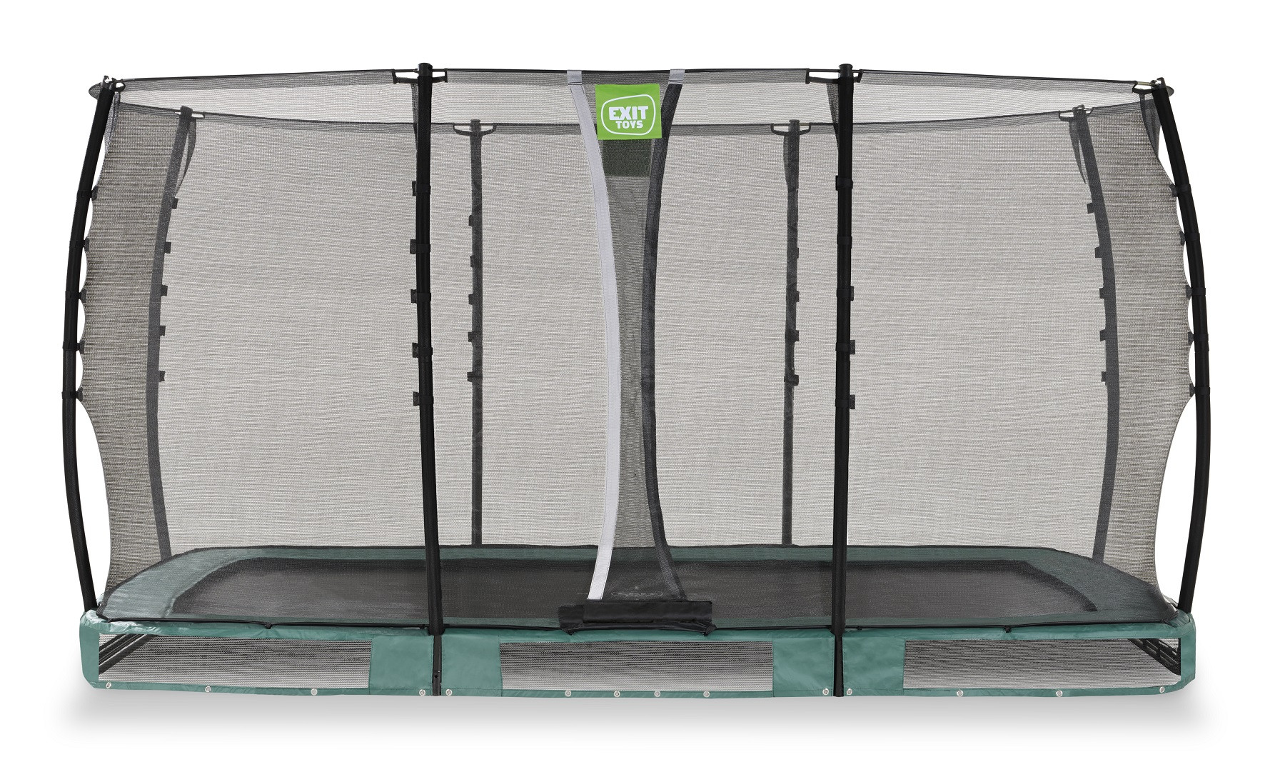 EXIT Allure Premium Inground Trampoline met Veiligheidsnet - 427 x 244 cm - Groen