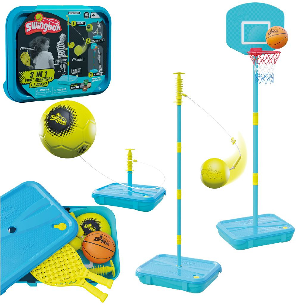 Mookie Swingball - 3 In 1 First Multiplay